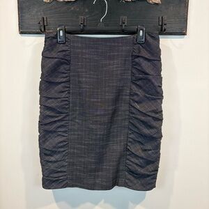 Anthropologie Cartonnier Career Office Ruched Pencil Skirt Size 8